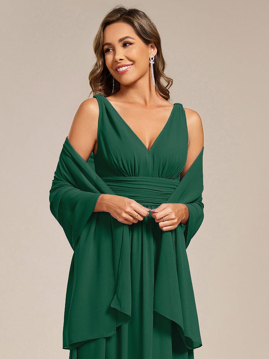 Elegante Chiffon-Stola für besondere Anlässe #Farbe_Dunkelgrün