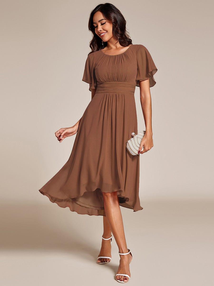 Glitzerndes A-Linien-Abendkleid mit Empire-Taille und langen Laternen?rmeln #farbe_Weiss Glitzerndes A-Linien-Abendkleid mit Empire-Taille und langen Laternen?rmeln #farbe_Weiss