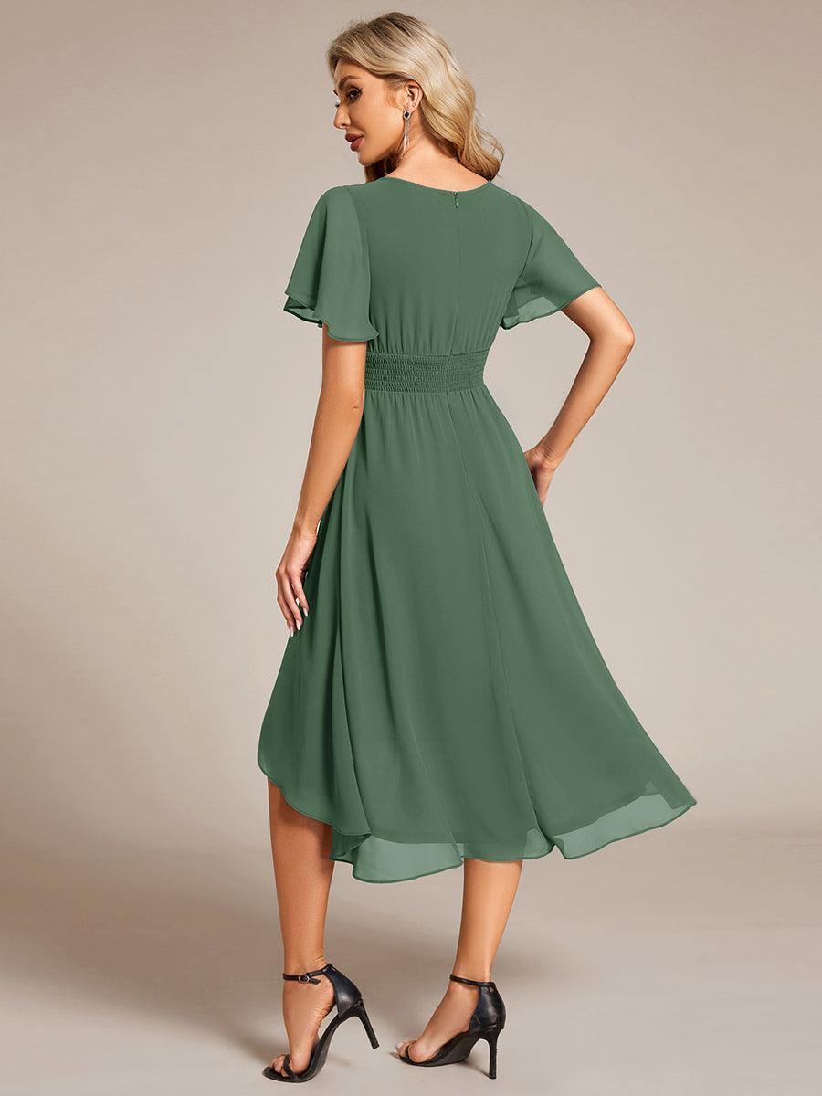 Glitzerndes A-Linien-Abendkleid mit Empire-Taille und langen Laternen?rmeln #farbe_Eukalyptus Grün Glitzerndes A-Linien-Abendkleid mit Empire-Taille und langen Laternen?rmeln #farbe_Eukalyptus Grün