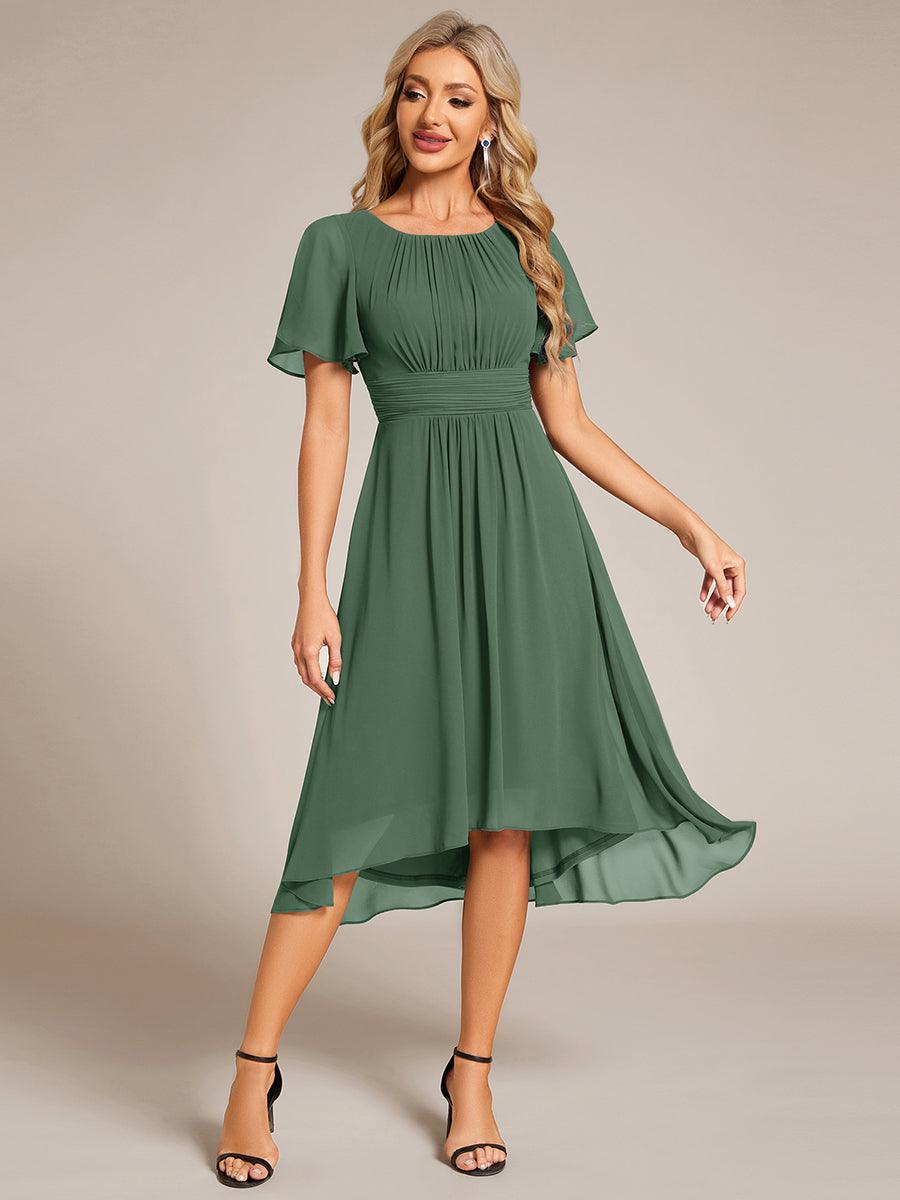 Glitzerndes A-Linien-Abendkleid mit Empire-Taille und langen Laternen?rmeln #farbe_Eukalyptus Grün Glitzerndes A-Linien-Abendkleid mit Empire-Taille und langen Laternen?rmeln #farbe_Eukalyptus Grün