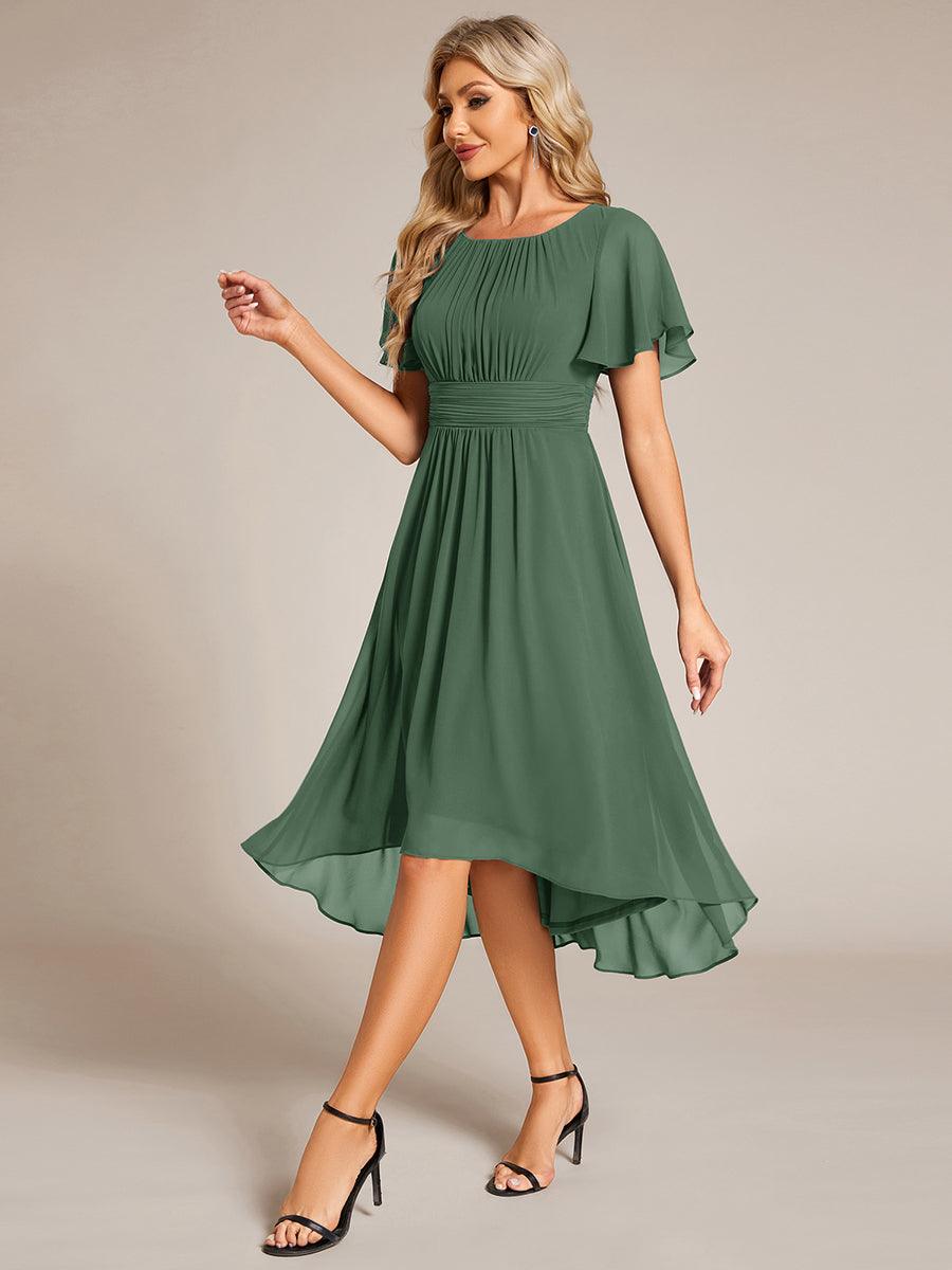 Glitzerndes A-Linien-Abendkleid mit Empire-Taille und langen Laternen?rmeln #farbe_Eukalyptus Grün Glitzerndes A-Linien-Abendkleid mit Empire-Taille und langen Laternen?rmeln #farbe_Eukalyptus Grün
