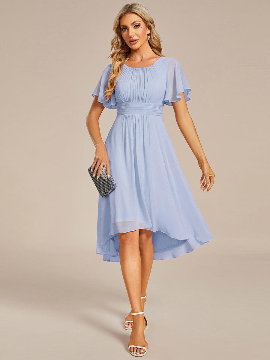 Glitzerndes A-Linien-Abendkleid mit Empire-Taille und langen Laternen?rmeln #farbe_Ice Blau Glitzerndes A-Linien-Abendkleid mit Empire-Taille und langen Laternen?rmeln #farbe_Ice Blau