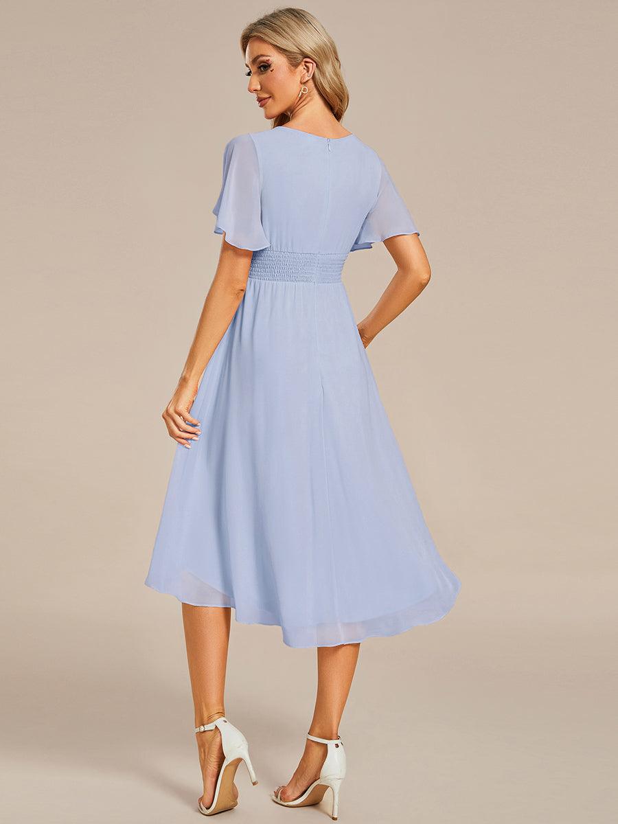 Glitzerndes A-Linien-Abendkleid mit Empire-Taille und langen Laternen?rmeln #farbe_Ice Blau Glitzerndes A-Linien-Abendkleid mit Empire-Taille und langen Laternen?rmeln #farbe_Ice Blau