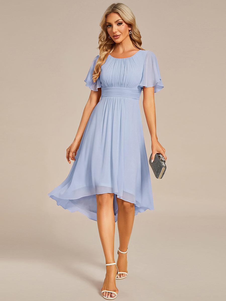 Glitzerndes A-Linien-Abendkleid mit Empire-Taille und langen Laternen?rmeln #farbe_Ice Blau Glitzerndes A-Linien-Abendkleid mit Empire-Taille und langen Laternen?rmeln #farbe_Ice Blau