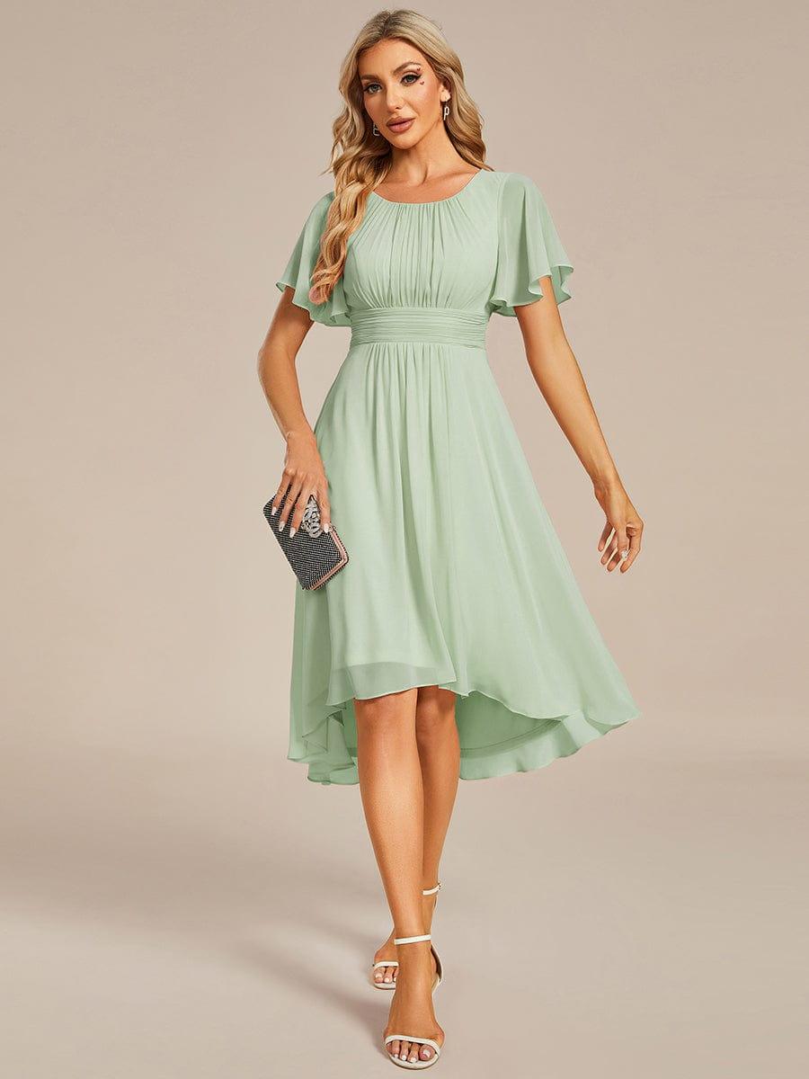 Glitzerndes A-Linien-Abendkleid mit Empire-Taille und langen Laternen?rmeln #farbe_Mint Gruen Glitzerndes A-Linien-Abendkleid mit Empire-Taille und langen Laternen?rmeln #farbe_Mint Gruen
