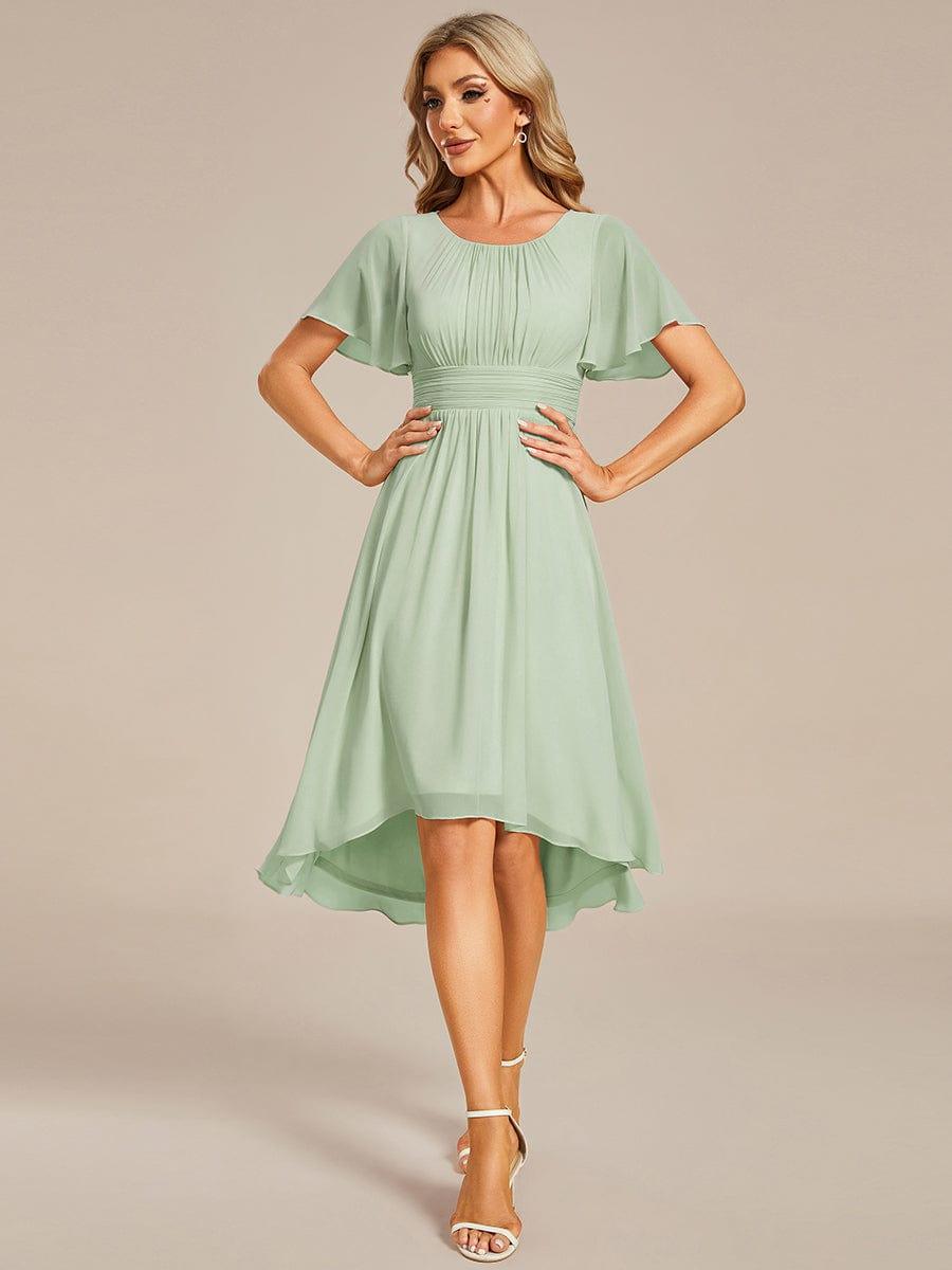 Glitzerndes A-Linien-Abendkleid mit Empire-Taille und langen Laternen?rmeln #farbe_Mint Gruen Glitzerndes A-Linien-Abendkleid mit Empire-Taille und langen Laternen?rmeln #farbe_Mint Gruen