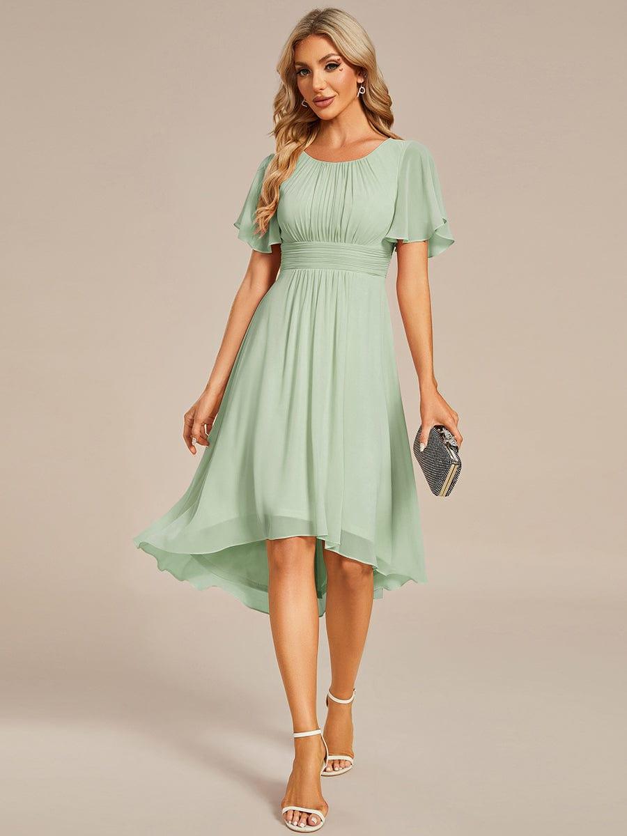 Glitzerndes A-Linien-Abendkleid mit Empire-Taille und langen Laternen?rmeln #farbe_Mint Gruen Glitzerndes A-Linien-Abendkleid mit Empire-Taille und langen Laternen?rmeln #farbe_Mint Gruen