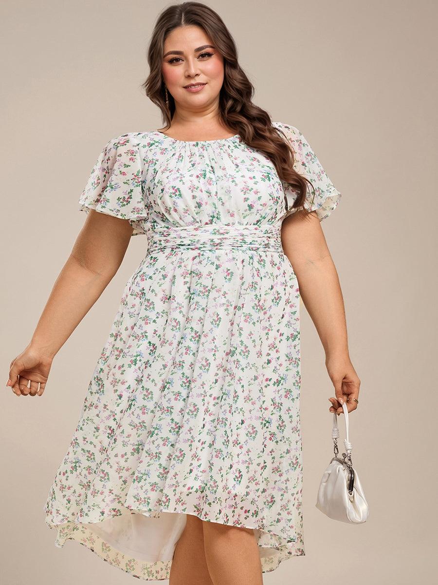 Glitzerndes A-Linien-Abendkleid mit Empire-Taille und langen Laternen?rmeln #farbe_Weißgrün Glitzerndes A-Linien-Abendkleid mit Empire-Taille und langen Laternen?rmeln #farbe_Weißgrün