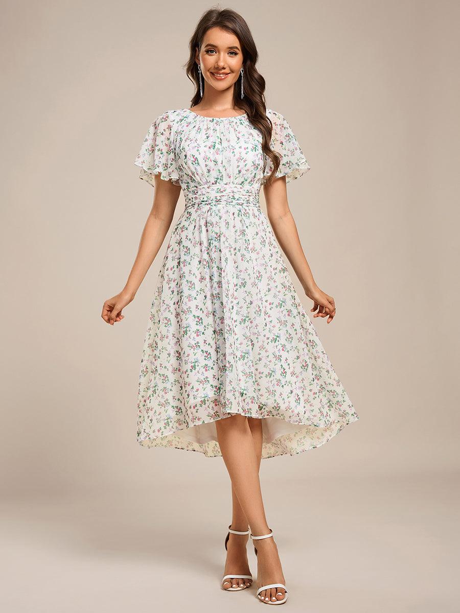 Glitzerndes A-Linien-Abendkleid mit Empire-Taille und langen Laternen?rmeln #farbe_Weißgrün Glitzerndes A-Linien-Abendkleid mit Empire-Taille und langen Laternen?rmeln #farbe_Weißgrün