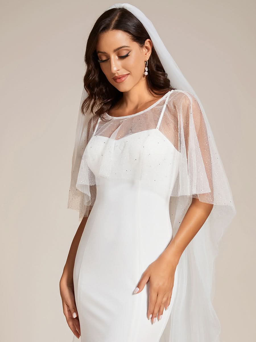 Größe Nach Maß Sweetheart-Ausschnitt figurbetontes bodenlanges Brautkleid EH0221A