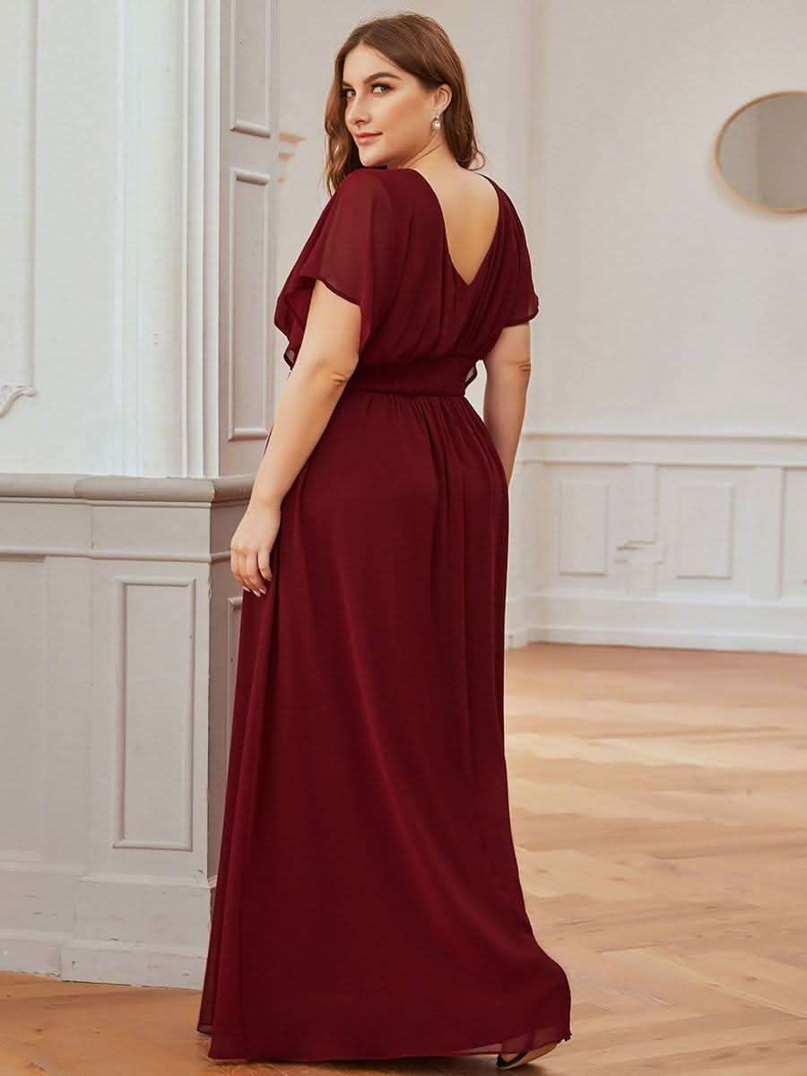 Größe Nach Maß Frauen A-Line Empire Taille Abendkleid 07851