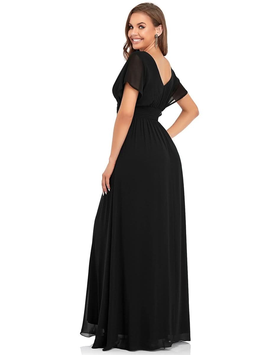 Größe Nach Maß Frauen A-Line Empire Taille Abendkleid 07851
