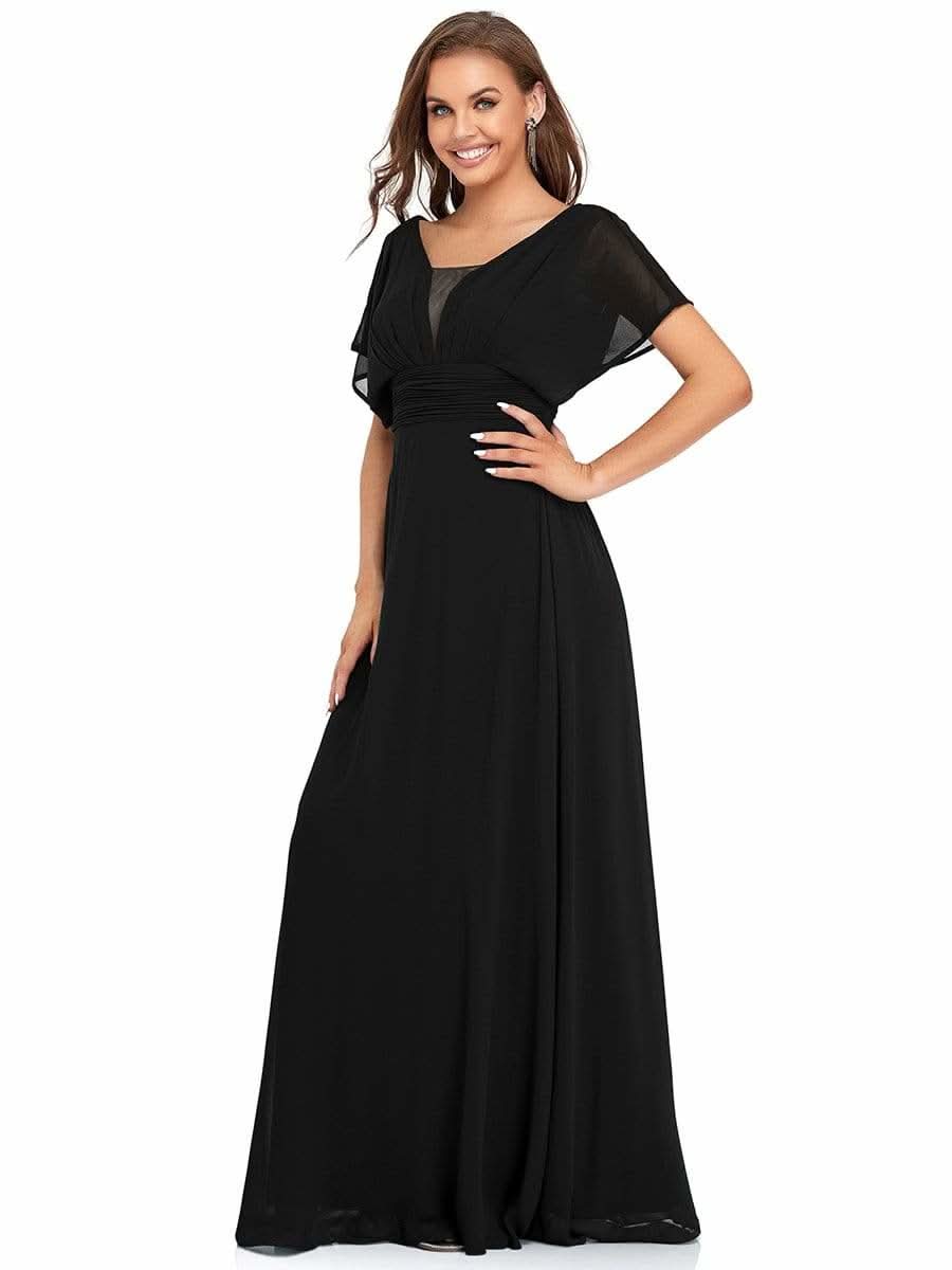 Größe Nach Maß Frauen A-Line Empire Taille Abendkleid 07851