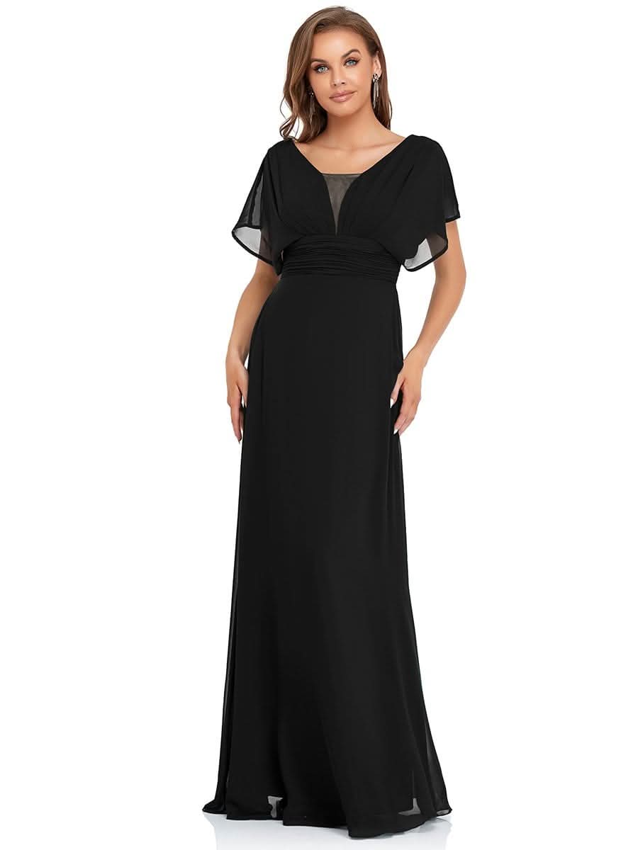 Größe Nach Maß Frauen A-Line Empire Taille Abendkleid 07851