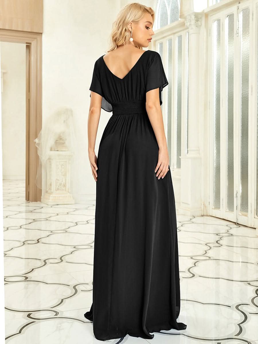 Größe Nach Maß Frauen A-Line Empire Taille Abendkleid 07851