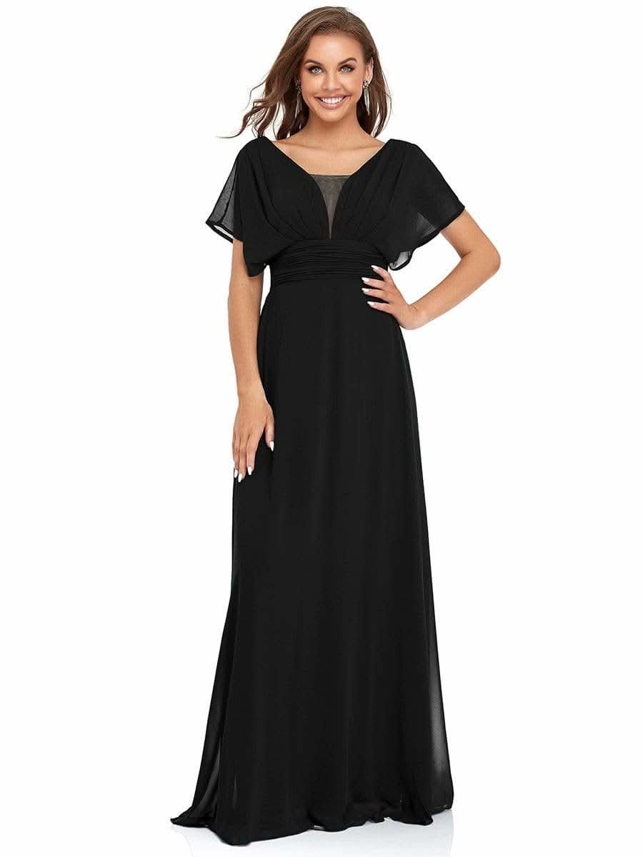 Größe Nach Maß Frauen A-Line Empire Taille Abendkleid 07851