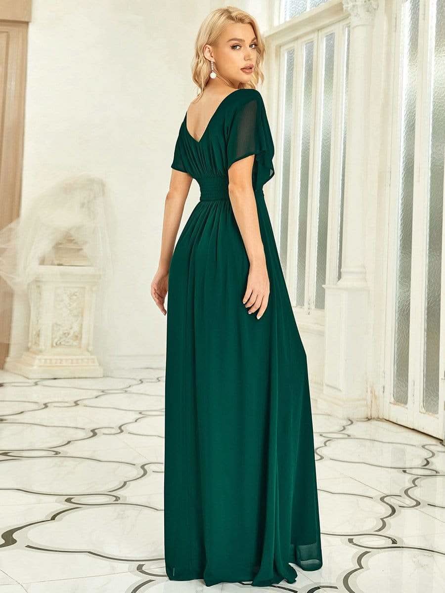 Größe Nach Maß Frauen A-Line Empire Taille Abendkleid 07851