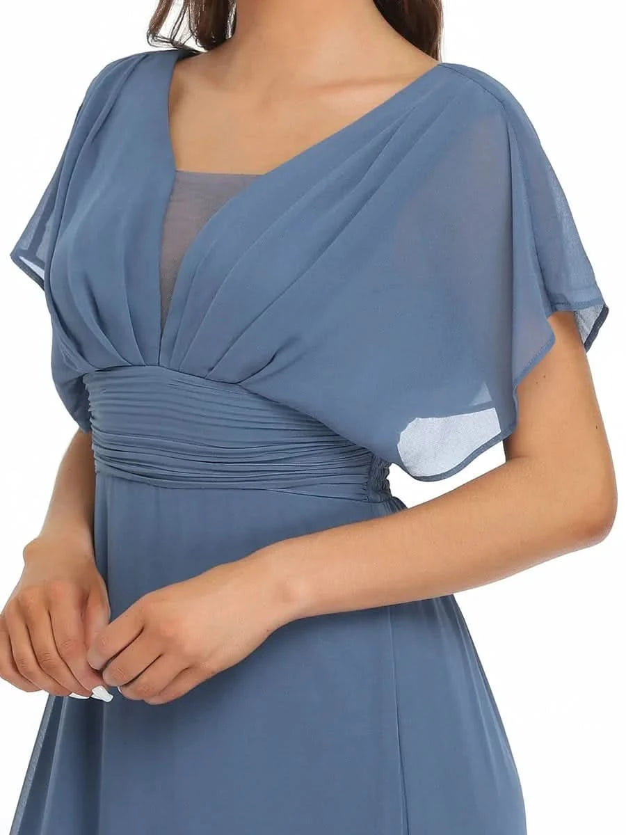 Größe Nach Maß Frauen A-Line Empire Taille Abendkleid 07851