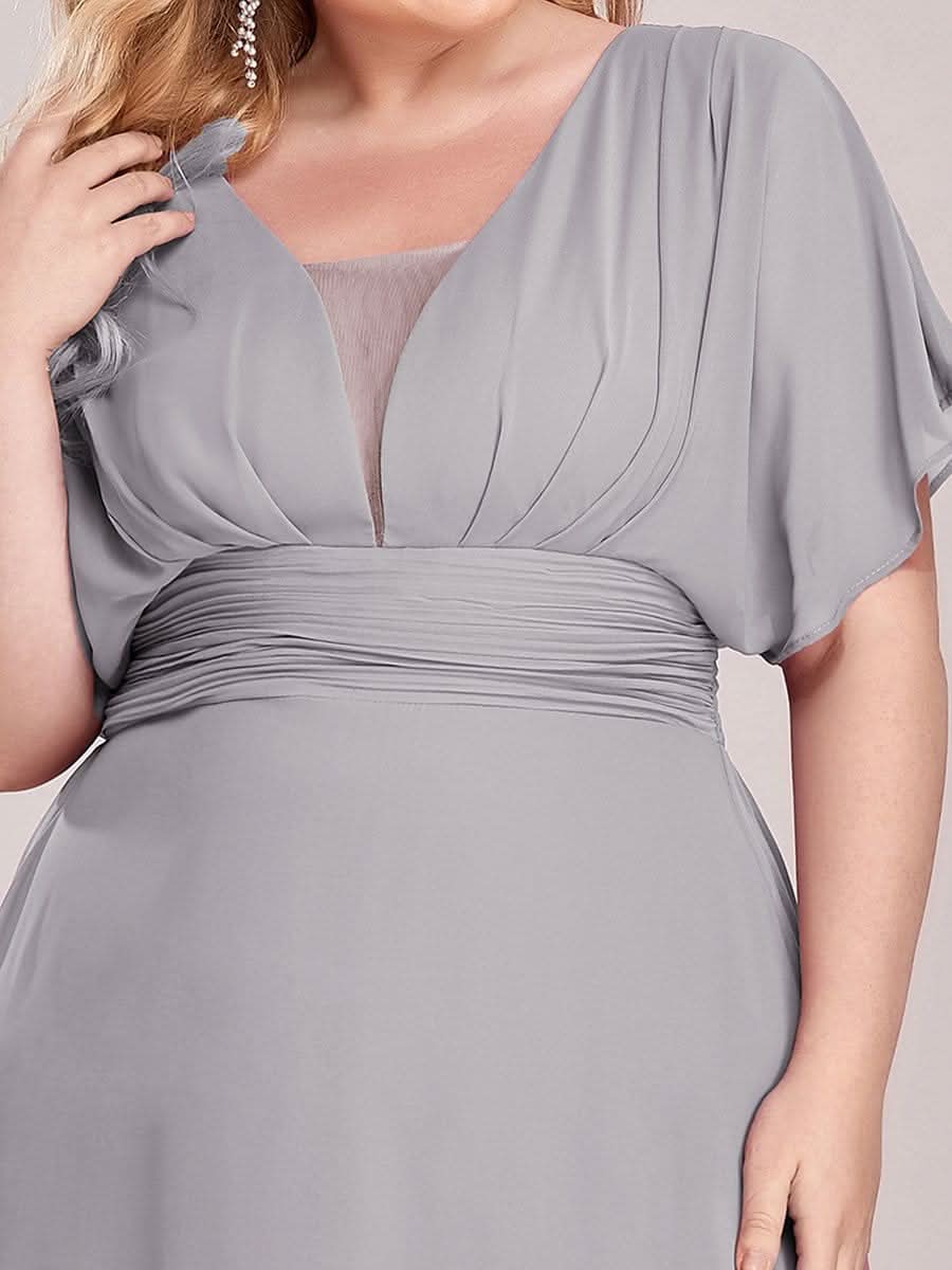 Größe Nach Maß Frauen A-Line Empire Taille Abendkleid 07851