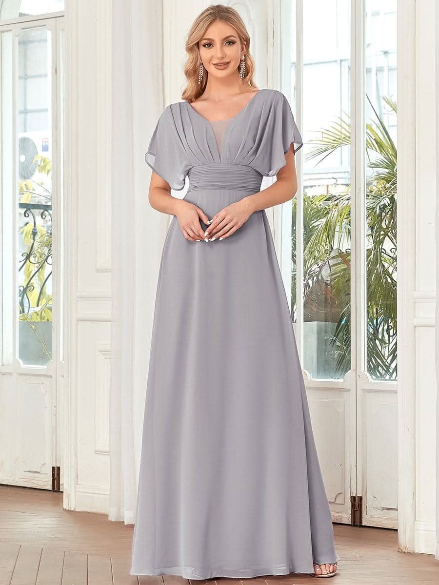Größe Nach Maß Frauen A-Line Empire Taille Abendkleid 07851