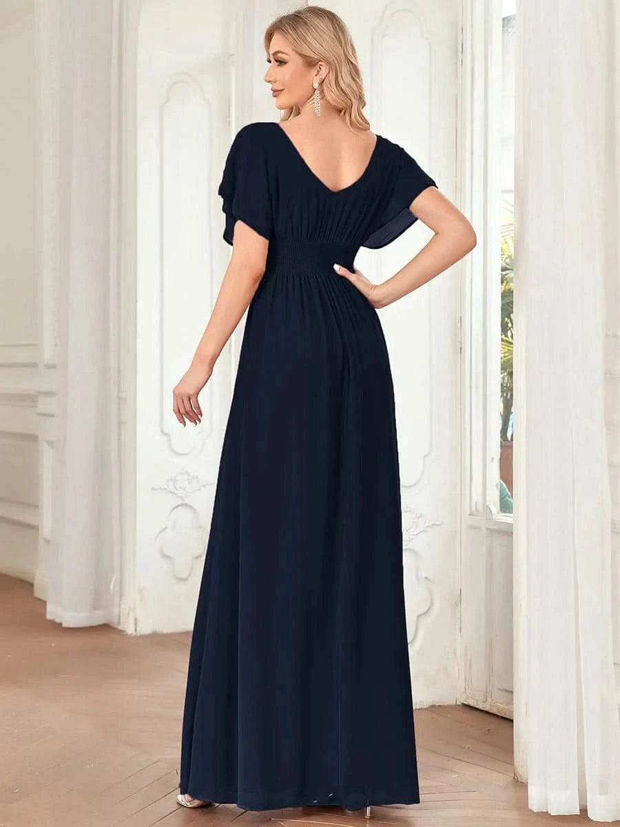 Größe Nach Maß Frauen A-Line Empire Taille Abendkleid 07851