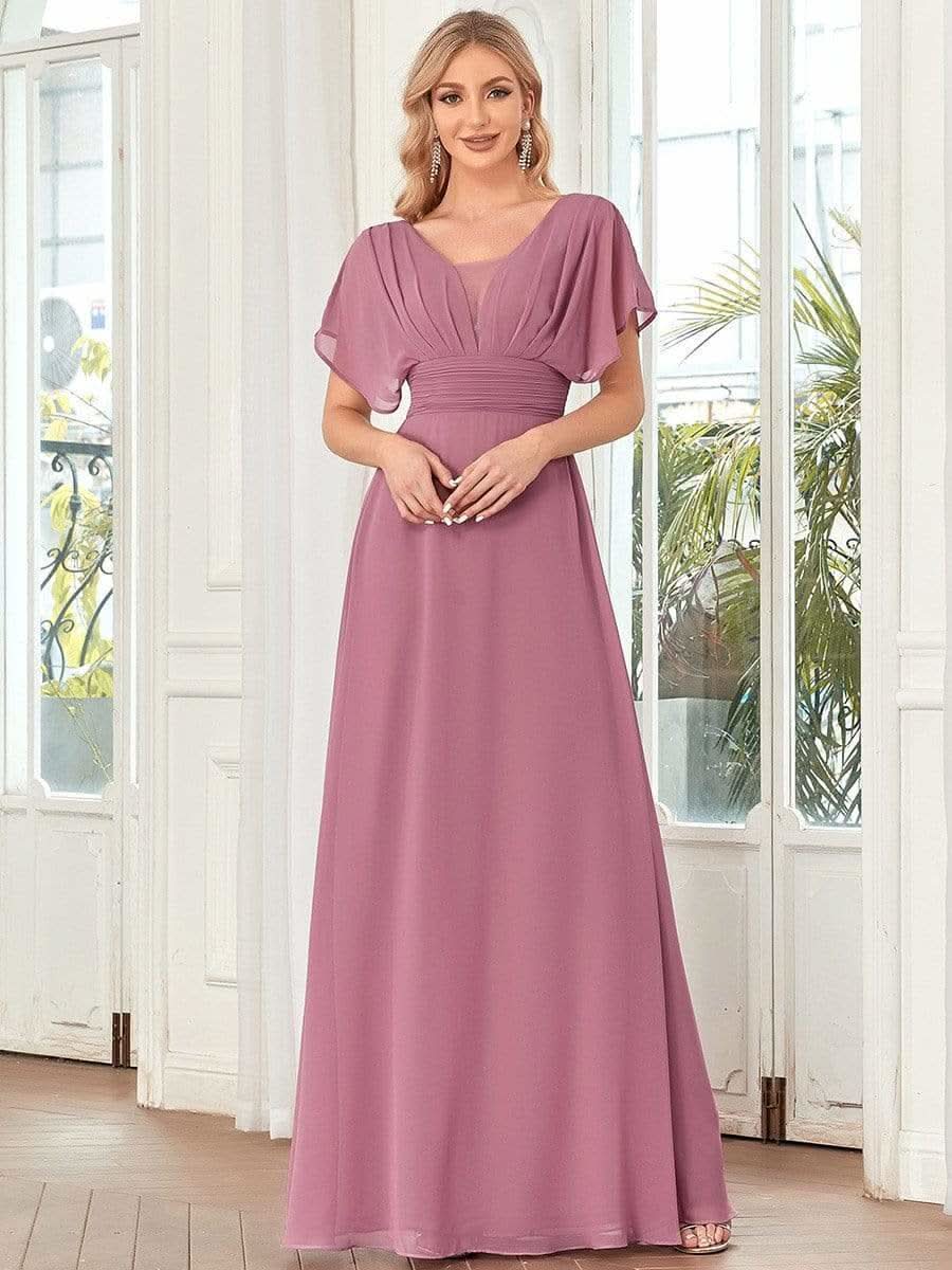 Größe Nach Maß Frauen A-Line Empire Taille Abendkleid 07851
