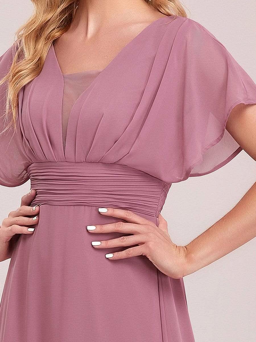 Größe Nach Maß Frauen A-Line Empire Taille Abendkleid 07851