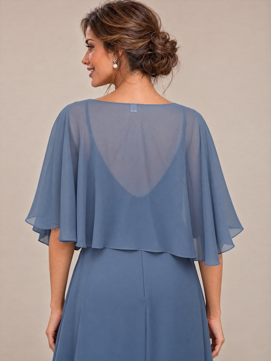 Zeitgemäßes Produktdetail Design Ausführung Moderne Stola #Farbe_Taubenblau