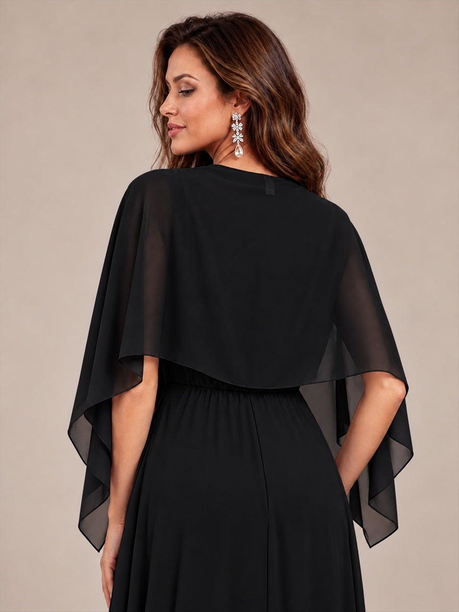 Zeitgemäßes Produktdetail Design Ausführung Moderne Stola #Farbe_Schwarz