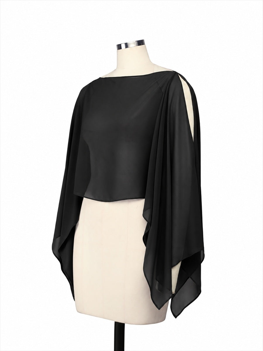 Zeitgemäßes Produktdetail Design Ausführung Moderne Stola #Farbe_Schwarz