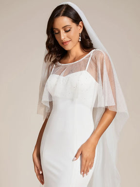 Größe Nach Maß Sweetheart-Ausschnitt figurbetontes bodenlanges Brautkleid EH0221A