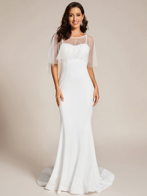 Größe Nach Maß Sweetheart-Ausschnitt figurbetontes bodenlanges Brautkleid EH0221A