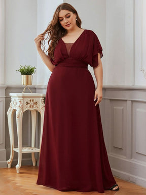 Größe Nach Maß Frauen A-Line Empire Taille Abendkleid 07851