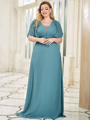 Größe Nach Maß Frauen A-Line Empire Taille Abendkleid 07851