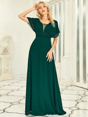 Größe Nach Maß Frauen A-Line Empire Taille Abendkleid 07851