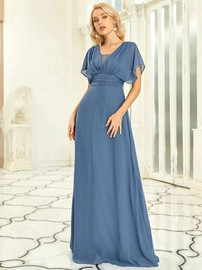 Größe Nach Maß Frauen A-Line Empire Taille Abendkleid 07851